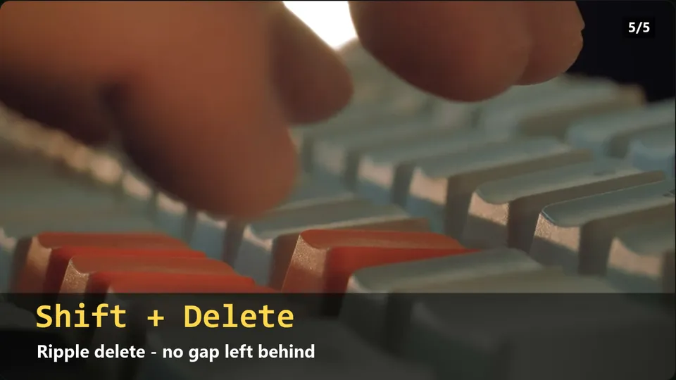 A frame of the approved cut
